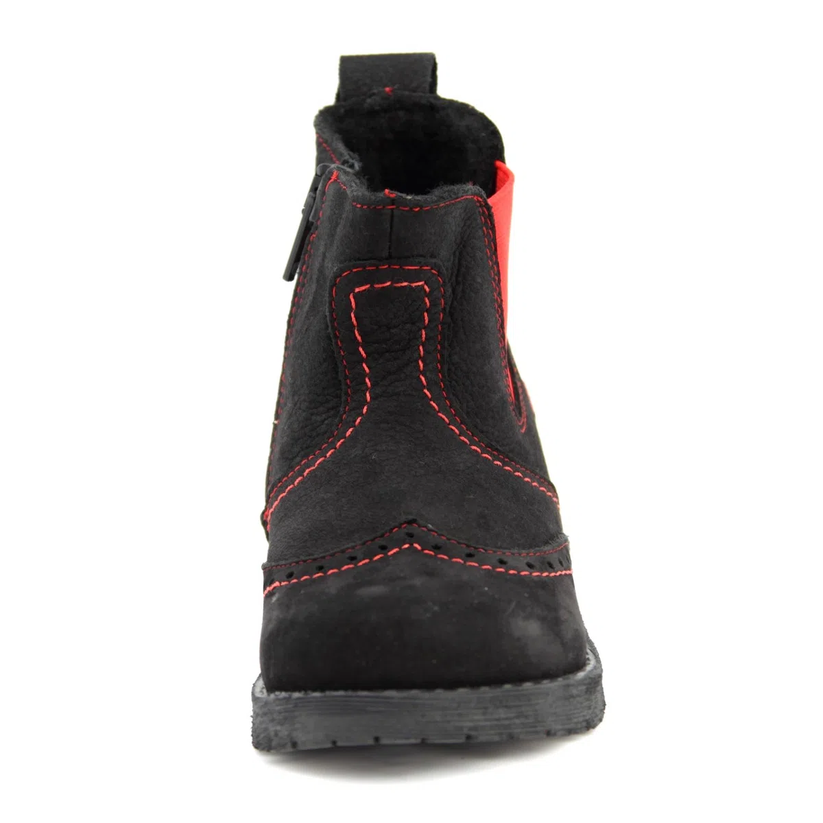 Buty niemowlęce buty dziecięce buty dziewczęce czarne buty model Emel 1967-10 ręcznie robione (21)