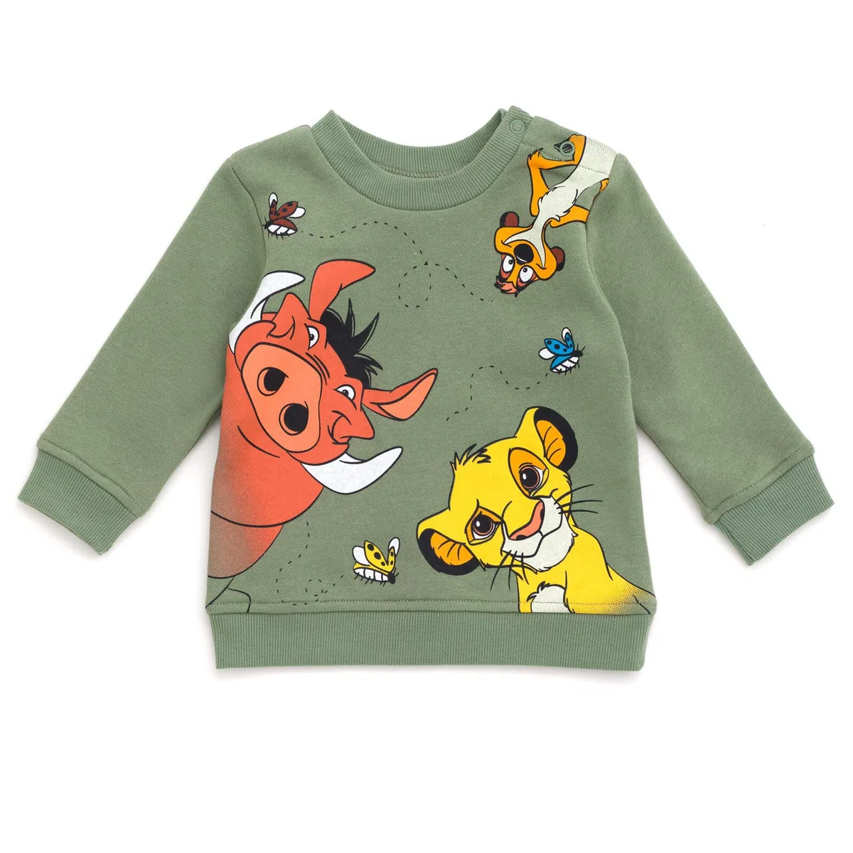 Disney Król Lew Myszka Miki Kubuś Puchatek Toy Story polarowa bluza i spodnie strój zestaw od noworodka do dużego dziecka rozmiary