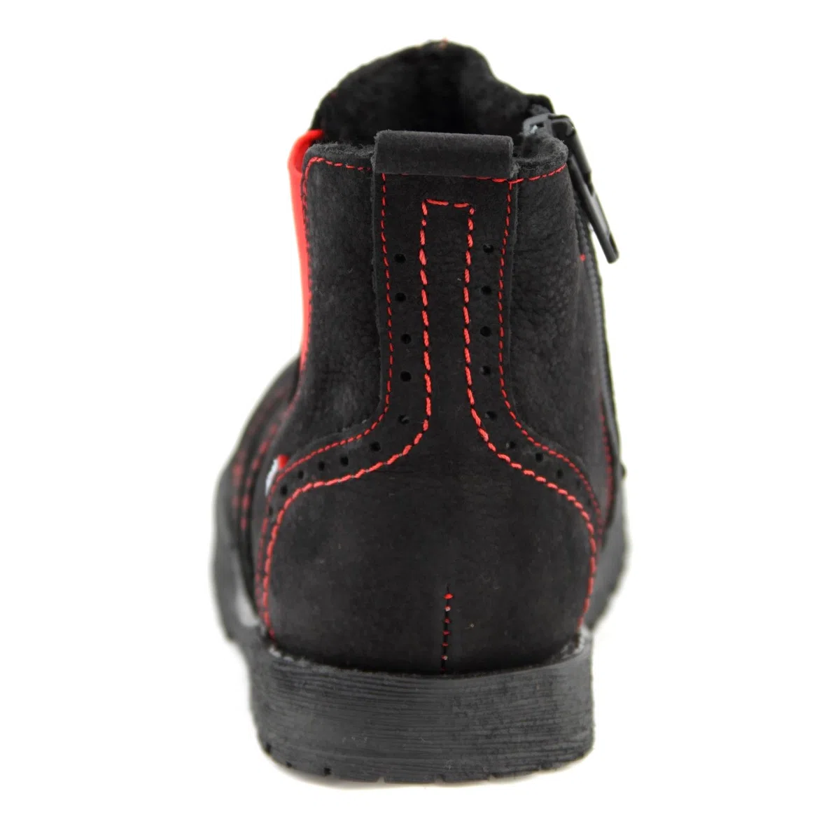 Buty niemowlęce buty dziecięce buty dziewczęce czarne buty model Emel 1967-10 ręcznie robione (21)