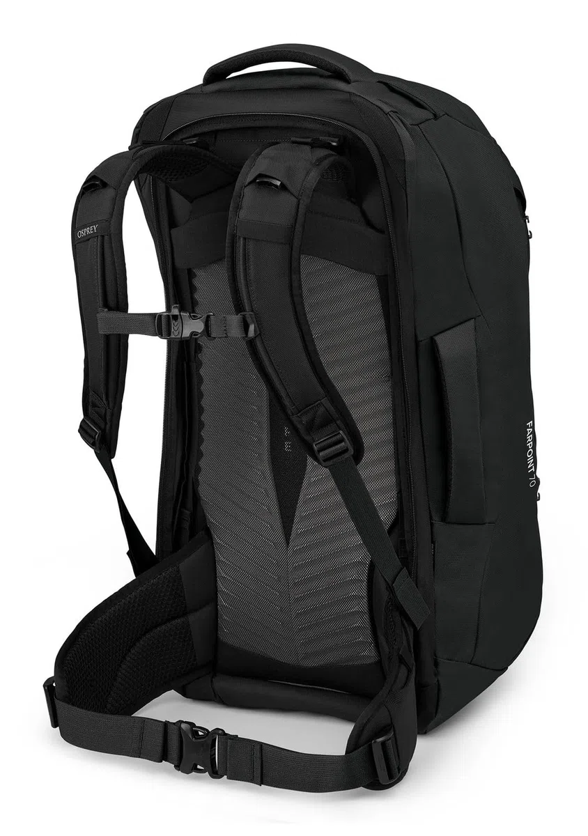 Osprey Mężczyźni Farpoint 70 10003322 Plecak, Czarny, 70 l